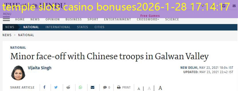 temple slots casino bonuses